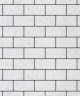 Тротуарная плитка ПРЯМОУГОЛЬНИК (Б.3.П.6) Стоунмикс Белый с чёрным