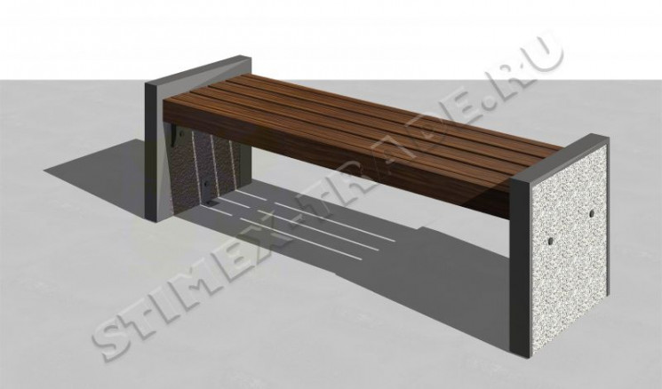 Скамья уличная парковая С701