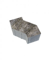 Тротуарная плитка S-ФОРМА (В.3.Ф.10) Искусственный камень Габбро