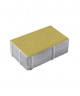 Тротуарная плитка ПРЯМОУГОЛЬНИК (Б.1.П.8) Стандарт Желтый