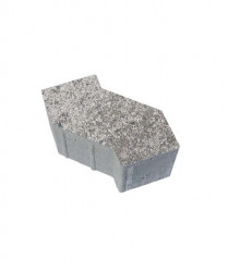 Тротуарная плитка S-ФОРМА (В.3.Ф.10) Искусственный камень Шунгит