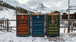 Умная система раздельного сбора отходов для горнолыжных курортов