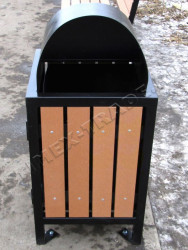 Металлическая урна для мусора уличная U1M7 (У1М7)
