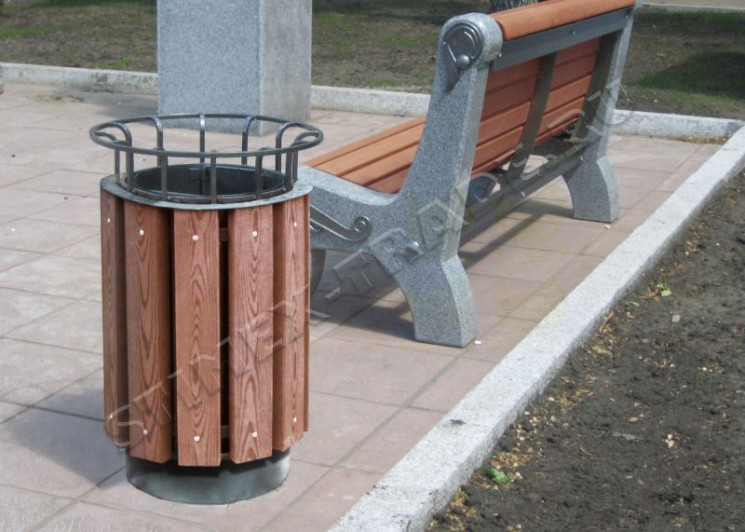 Металлическая урна для мусора уличная U11M5 (У11М5)